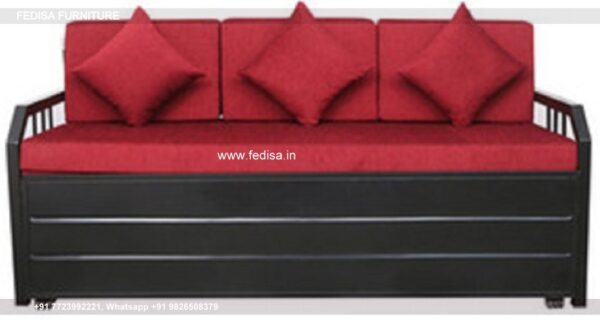 Solid Wood Sofa Cum Bed Fabindia Sofa Set Wooden Sofa Online Minimalist Bedroom