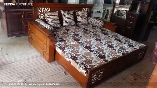 Solid Wood Sofa Cum Bed Glam Sofa Set Best Wooden Sofa Room Decoration Items