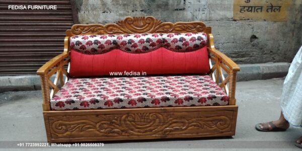 Solid Wood Sofa Cum Beds Reclining Living Room Sets L Shape Sofa Set Wooden Royal Bed Design