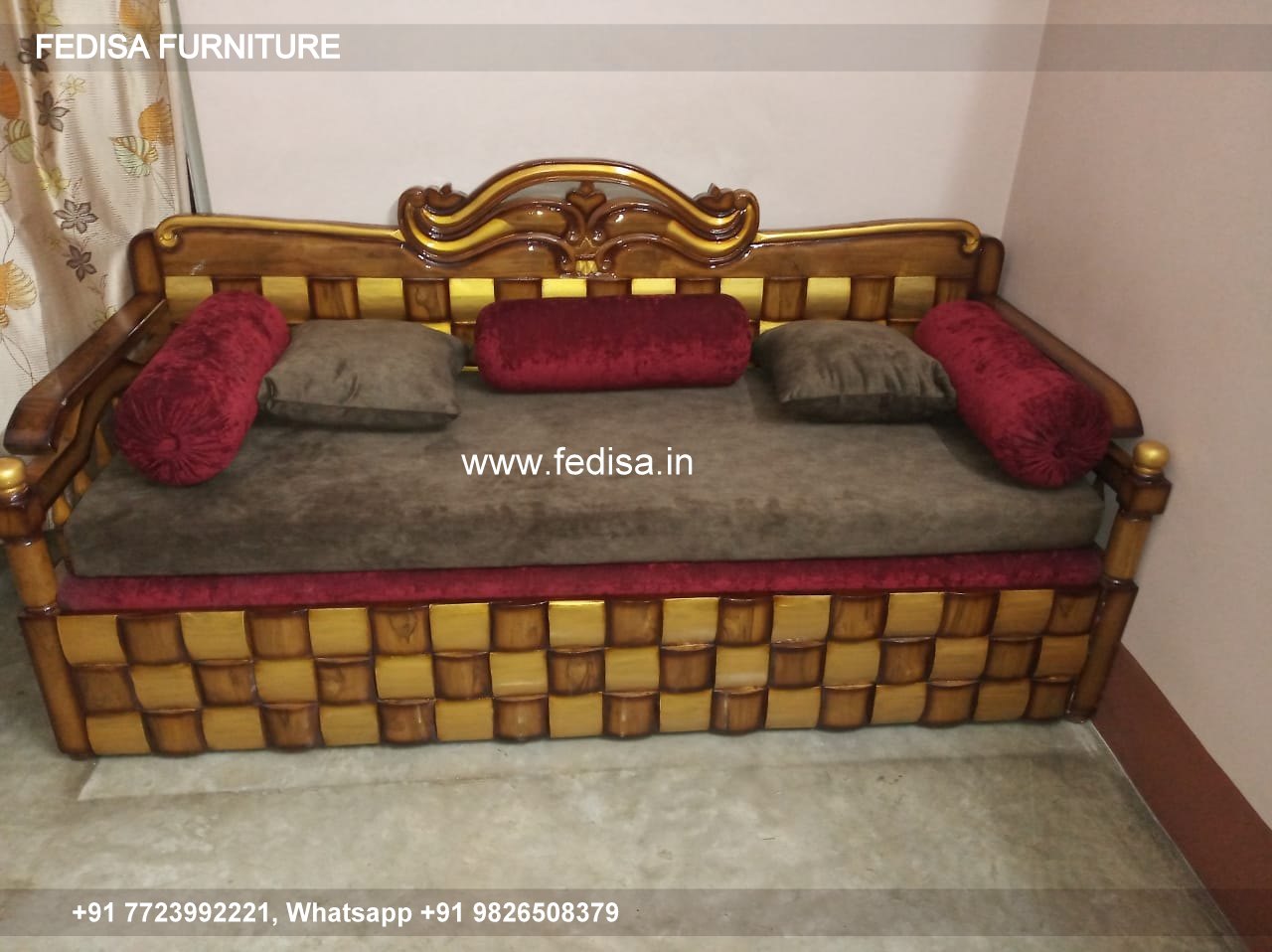 Teak Wood Sofa Com Bed 7 Seater Corner Sofa Simple Wooden Sofa Set Mirror Above Bed