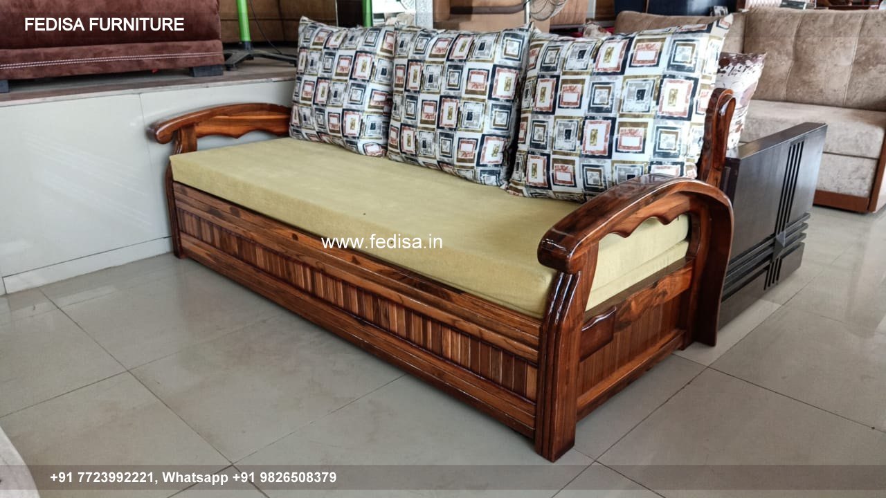 Solid Wood Sofa Cum Bed Sofa Set With Center Table Sofa Set Price Wooden Fancy Bed Design