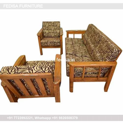 Solid Wood Sofa Cum Beds 4 Sofa Set Black Wooden Sofa Set Room Interior Decoration