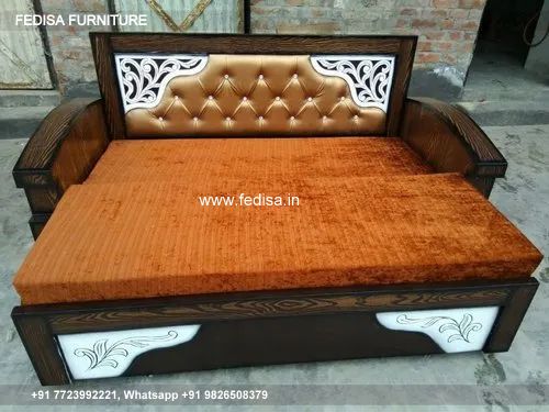 Solid Wood Sofa Cum Beds Bharat Lifestyle Wooden Sofa Sofa Set Price Minimalist Style Room