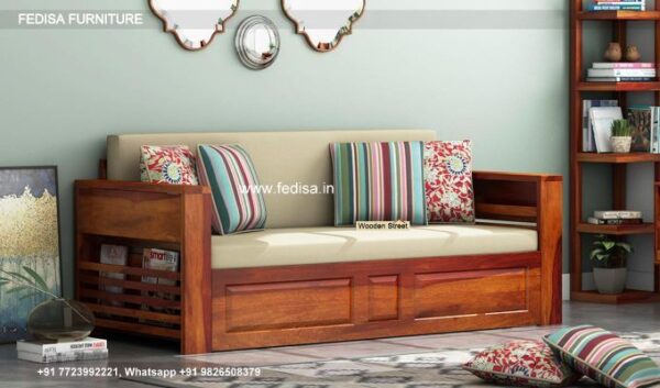 Wooden Sofa Cum Beds Washable Sofa Set Royal Oak Wooden Sofa Set Ferris Rafauli Bedroom