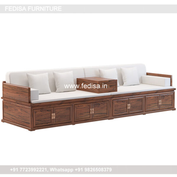 Wooden Sofa Cum Bed Cream Leather Living Room Set Second Hand Wooden Sofa Street Style Room Decor