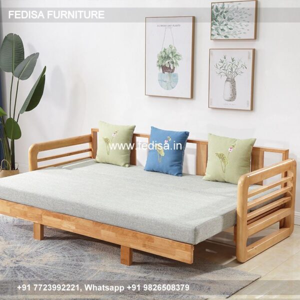 Solid Wood Sofa Cum Beds Kather Sofa Set Wooden Sofa Set Below 5013 Three Bedroom Interior Design