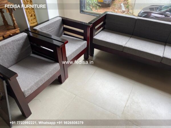 Solid Wood Sofa Cum Beds Brown Color Sofa Set Wooden Frame Sofa Set Japanese Room Interior Design