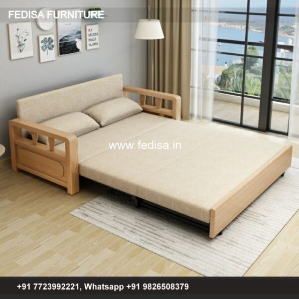 Solid Wood Sofa Cum Bed Six Seater Sofa Set Wooden Setty Set Retro Style Room Ideas