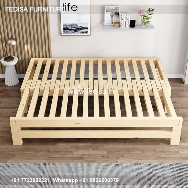 Sofa Cum Bed Sitting Room Furniture Set Wooden Corner Sofa Classic Interior Design Bedroom