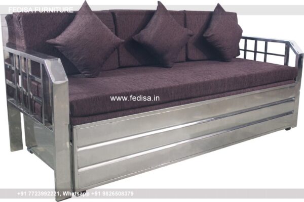 Sofa Cum Bed Modern Leather Sofa Sectional Corner Sofa Set Wooden Gray Bed Interior Design