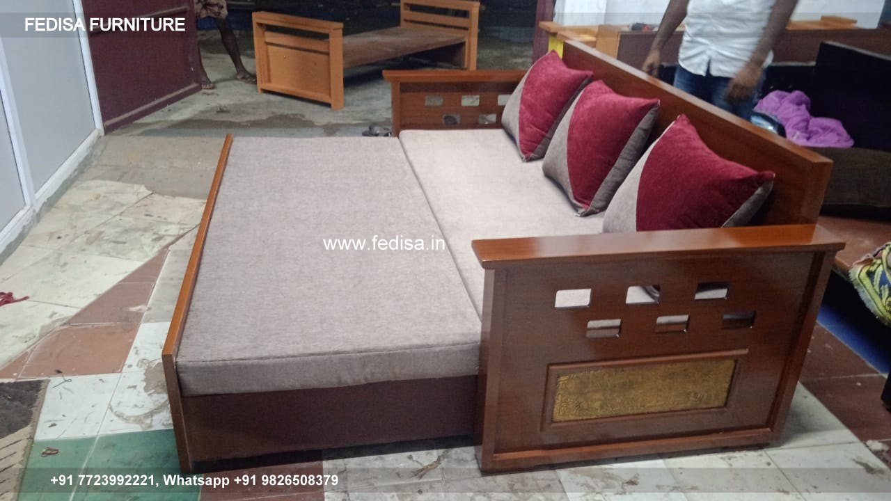 Solid Wood Sofa Cum Beds Bed Sofa Type Set Royal Wooden Sofa Set Small Bungalow Bedroom Ideas