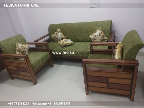 Solid Wood Sofa Beds Navy L Shaped Couch Wooden Corner Sofa Dark Gray Paint In Bedroom