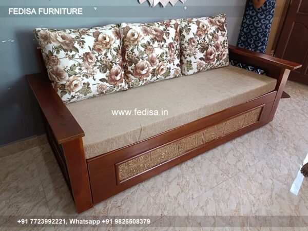 Wooden Sofa Cum Bed Pidi Sofa Set Wooden Sofa Cushion Price Tiffany Blue Paint Bedroom