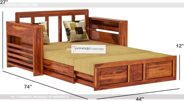 Wooden Sofa Cum Bed 6 Seater Sofa Under 15000 Godrej Wooden Sofa Bedroom House Design Inside