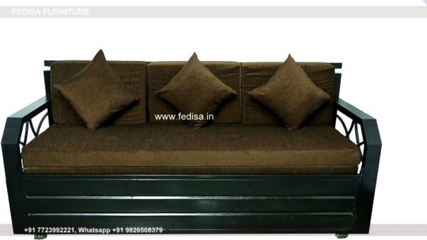 Wooden Sofa Cum Bed Sofa Single Set Wooden Setty Double Bedroom Flat Interior Design