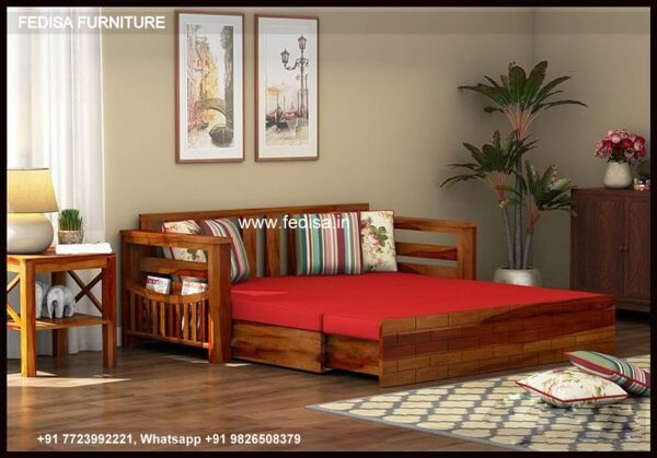 Solid Wood Sofa Cum Beds Raj And Raj Sofa Set Urban Ladder Wooden Sofa Low Budget Bedroom 2 Bhk Flat Interior Design