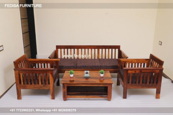 Teak Wood Sofa Com Bed Corner Sofa 200 X 201 Wooden Sofa Cushion Set D Life Interiors Bedroom