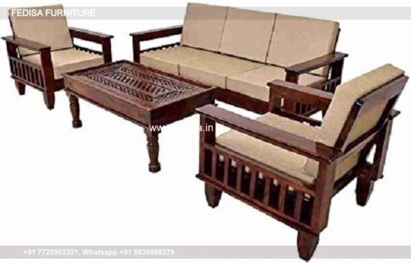 Solid Wood Sofa Beds L Shaped Sectional Couch Wooden Sofa Set For Living Room Simple And Small Bedroom Interior Design Ideas