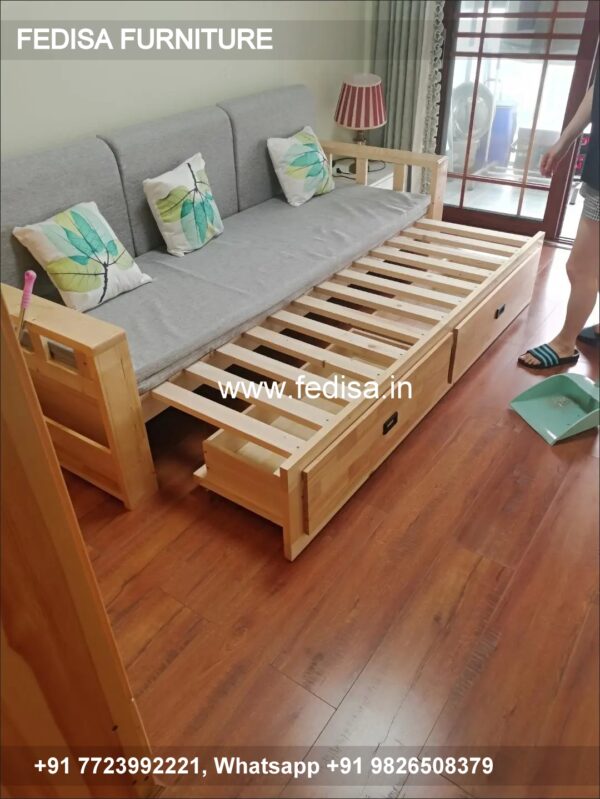 Solid Wood Sofa Cum Beds Leather Furniture Sets Wooden Carved Sofa Set Bedroom Bohemian Interior Design