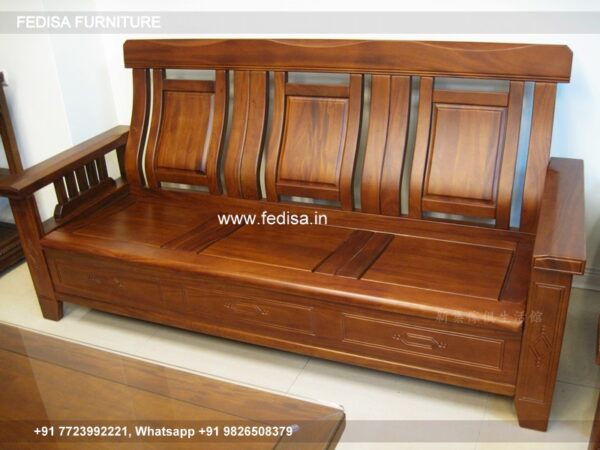 Teak Wood Sofa Com Bed Folding Sofa Set Wooden Setty Tiny Room Ideas