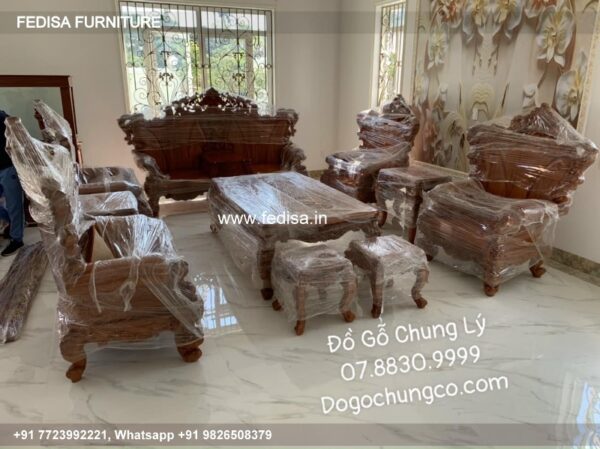 Wooden Sofa Set Wooden L Shape Sofa Bed No-0047 Wooden Sofa Frame Manufacturers
