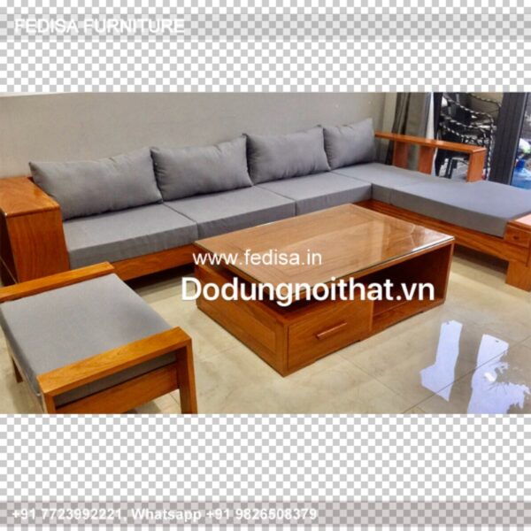 Wooden Sofa Set Wooden 8 Seater Corner Sofa No-0076 Damro Wooden Sofa Set
