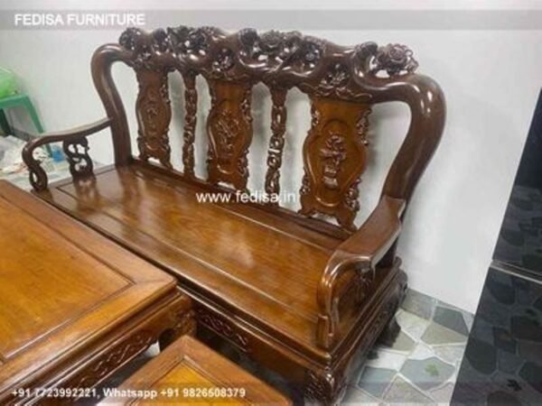 Wooden Sofa Set Wooden 3 2 Sofa No-0135 Wooden Sofa Set Online