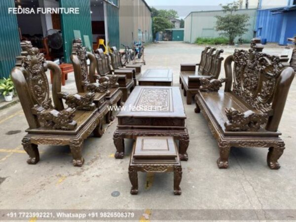 Wooden Sofa Set Wooden Mini Sofa Set No-0158 Wooden Street Sofa Set