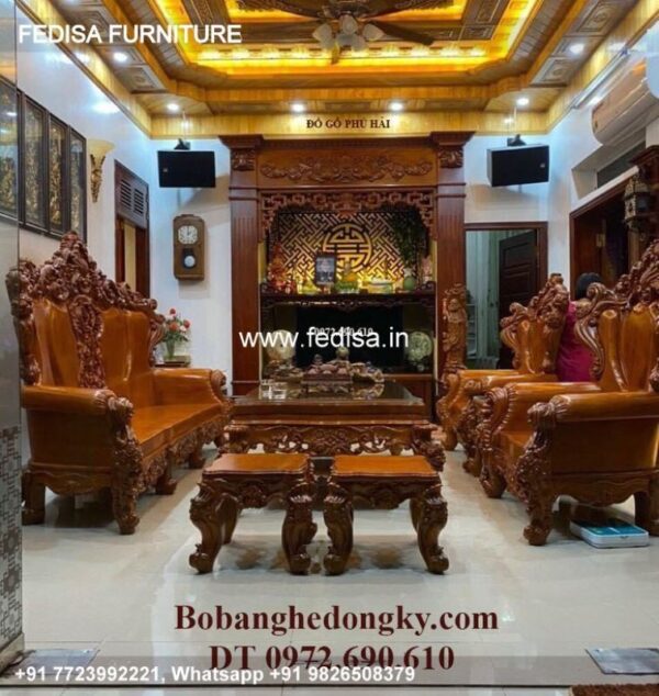 Wooden Sofa Set Wooden Damro Wooden Sofa Set No-0268 Wooden Settee