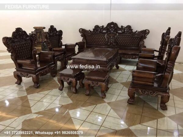 Wooden Sofa Set Wooden 3 Piece Living Room Furniture Set No-0354 Wooden Sofa Set Amazon