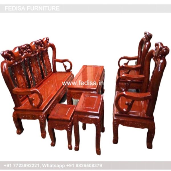 Wooden Sofa Set Wooden Second Hand Sofa Set Price No-0380 L Shape Wooden Sofa Set