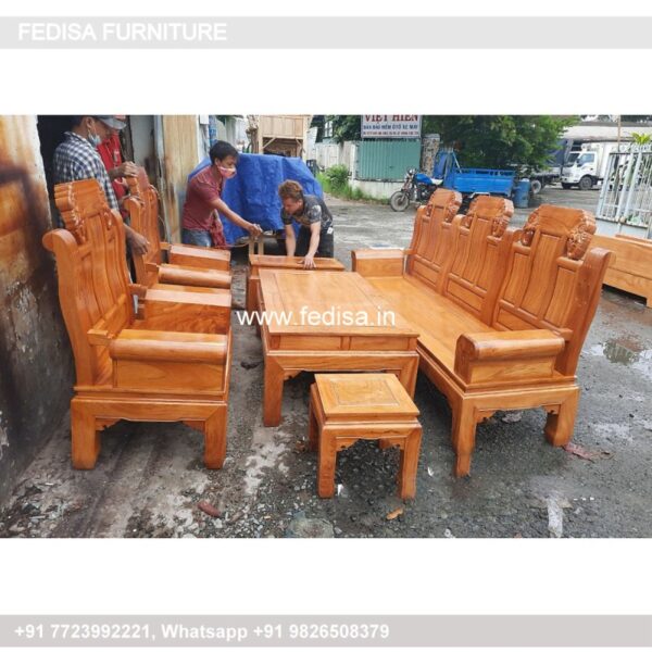 Wooden Sofa Set Wooden Ivory Sofa Set No-0505 Wooden Frame Sofa Set