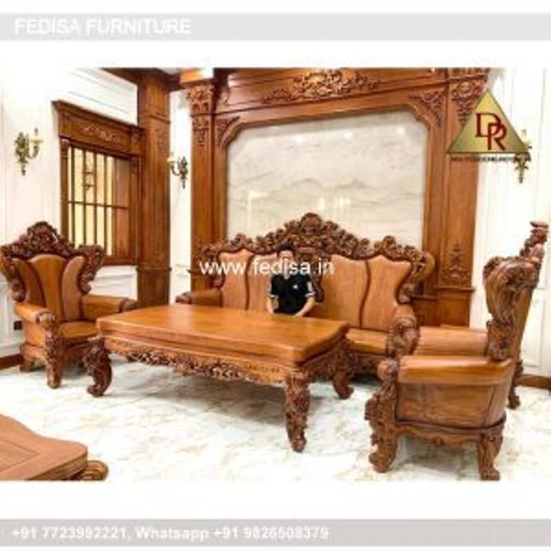 Wooden Sofa Set Wooden 3 Piece Recliner Set No-0542 35 Seater Wooden Sofa Set