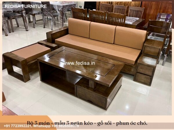 Wooden Sofa Set Wooden Corner Sofa And Chair Set No-0597 Urban Ladder Wooden Sofa