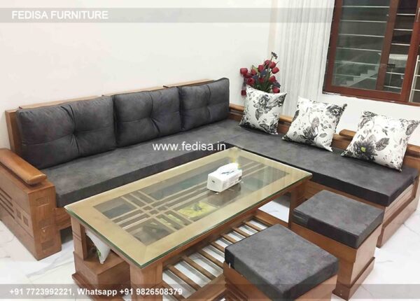 Wooden Sofa Set Wooden Low Sofa Set No-0604 Simple Wooden Sofa Set