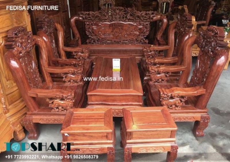 Wooden Sofa Set Wooden Three Piece Couch Set No-0762 Wooden Sofa Frame Manufacturers