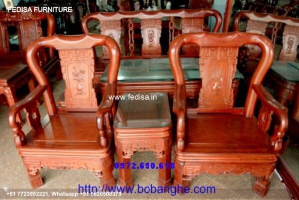 Wooden Sofa Set Wooden Sofa Packages No-0840 Luxury Wooden Sofa Set