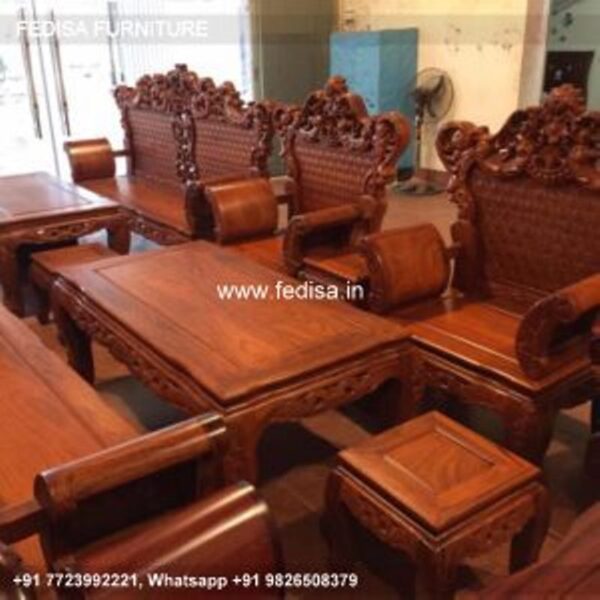 Wooden Sofa Set Wooden L Shape Sofa Near Me No-0950 Latest Wooden Sofa