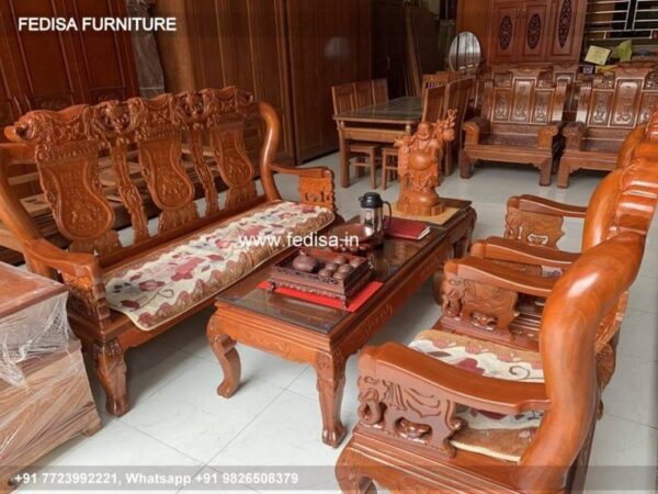 Wooden Sofa Set Wooden Turquoise Blue Sofa Set No-1001 Amazon Sofa Set Wooden