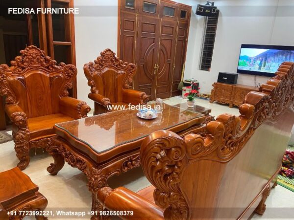 Wooden Sofa Set Wooden Settee Sofa Set No-1040 Wooden Sofa Set Online Flipkart