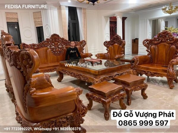 Wooden Sofa Set Wooden L Style Sofa No-1042 Wooden Sofa Set Price