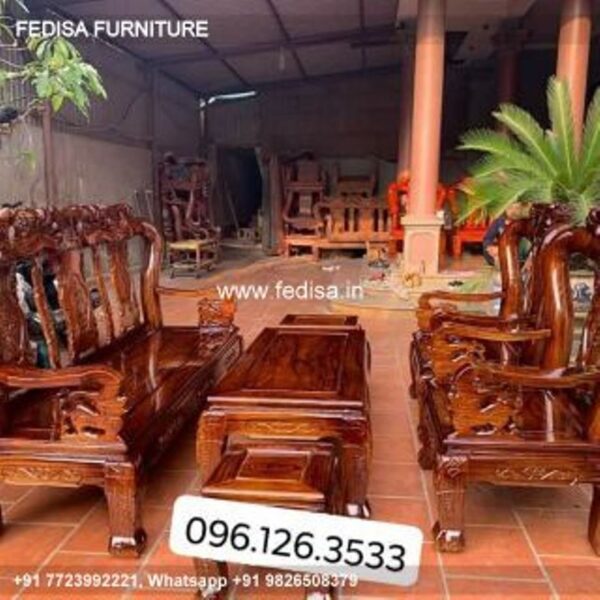 Wooden Sofa Set Wooden L Type Sofa Set Price No-1044 19 Seater Wooden Sofa