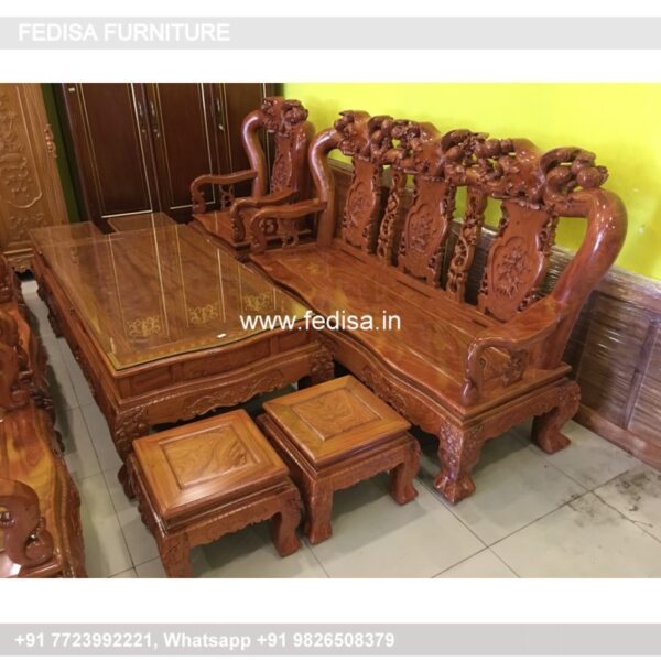 Wooden Sofa Set Wooden Six Seater Corner Sofa No-1064 Ikea Wooden Sofa Set