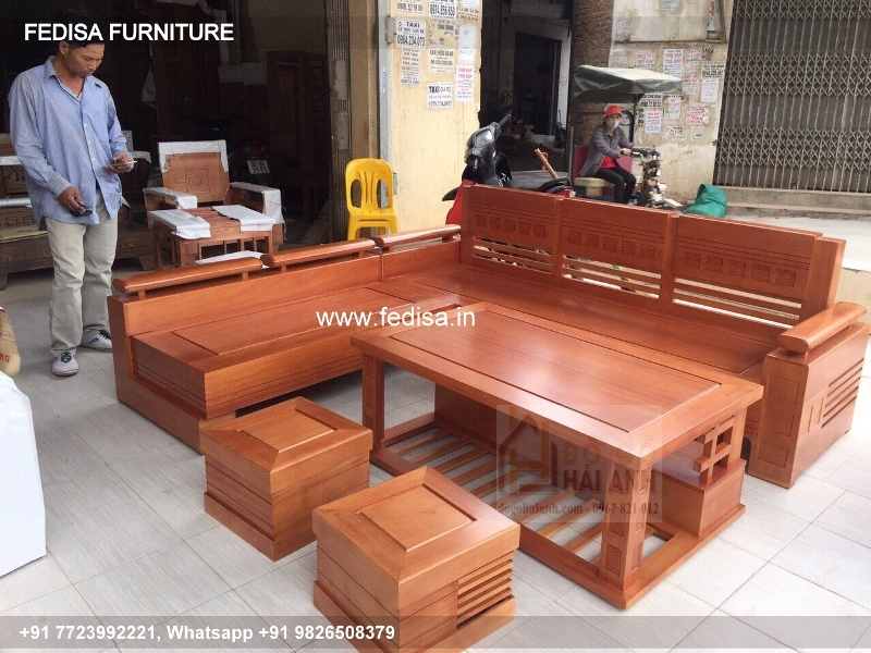 Wooden Sofa Set Wooden Chesterfield Couch Set No-1078 Antique Wooden Sofa Set