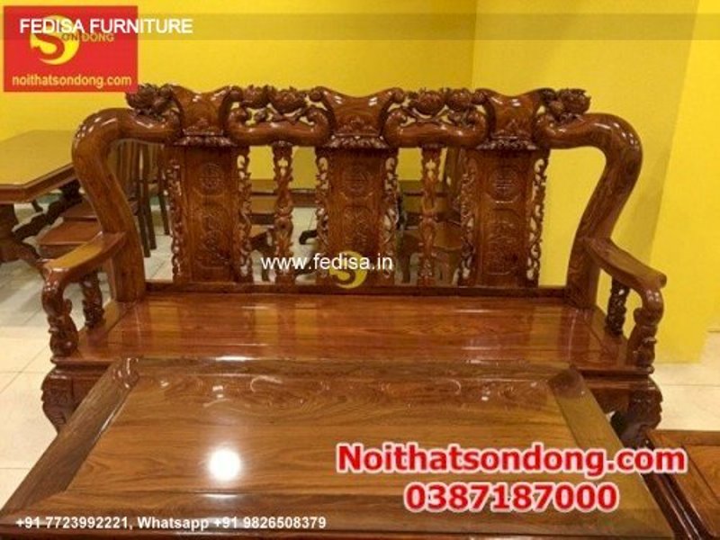 Wooden Sofa Set Wooden L Shaped Couch Near Me No-1096 Wooden Sofa Set Low Price