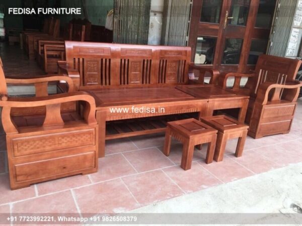 Wooden Sofa Set Wooden Denim Sofa Set No-1105 Wooden Sofa Set Online Flipkart