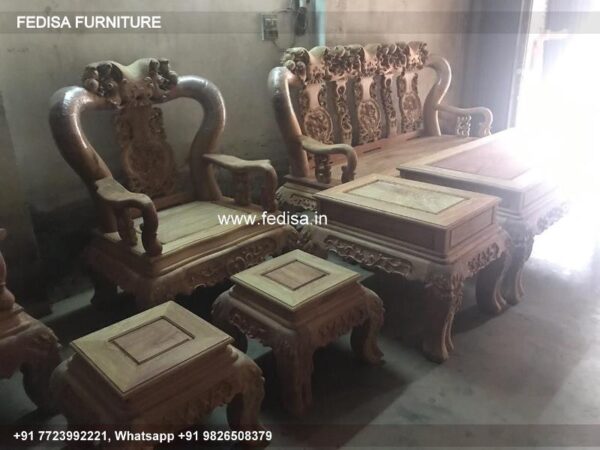 Wooden Sofa Set Wooden Navy L Shaped Couch No-1108 Wooden Corner Sofa