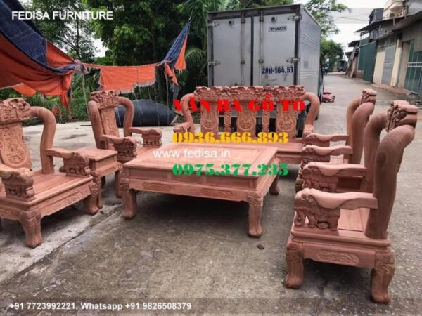Wooden Sofa Set Wooden 2 Seater Sofa And Chair Set No-1153 Maharaja Wooden Sofa Set
