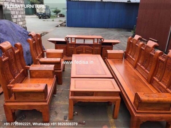 Wooden Sofa Set Wooden Sofa Set With Table Price No-1173 Wooden Corner Sofa