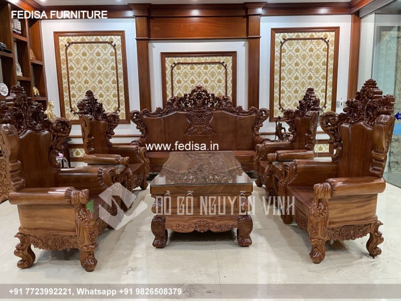 Wooden Sofa Set Wooden Contrast Sofa Set No-1213 Royal Wooden Sofa Set